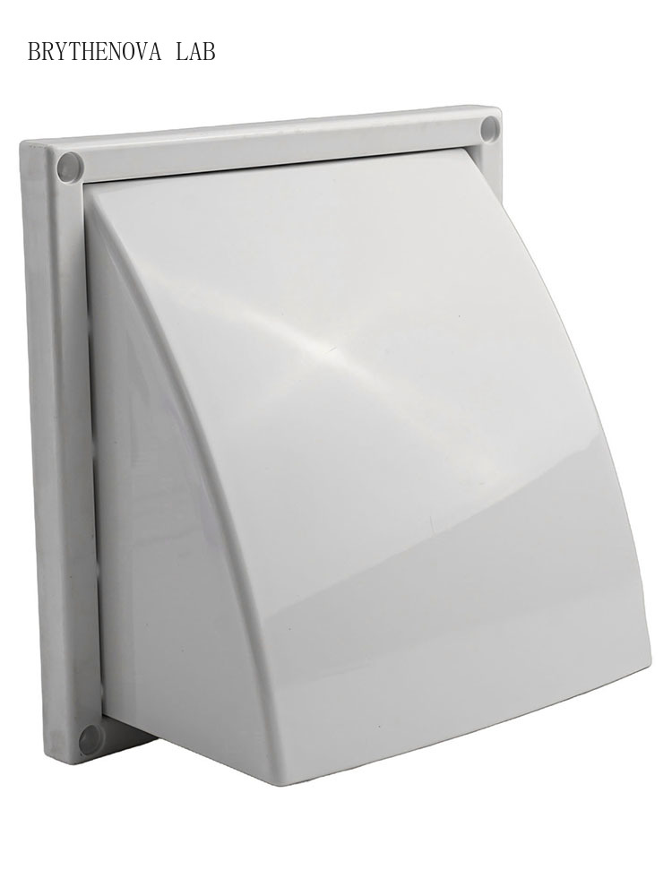Furniture Hardware Outlet - 100MM, 125MM, 150MM ตะแกรงระบายอากาศผนังภายนอก ท่อระบายอากาศพร้อมวาล์วสำหรับห้องน้ำ ห้องครัว