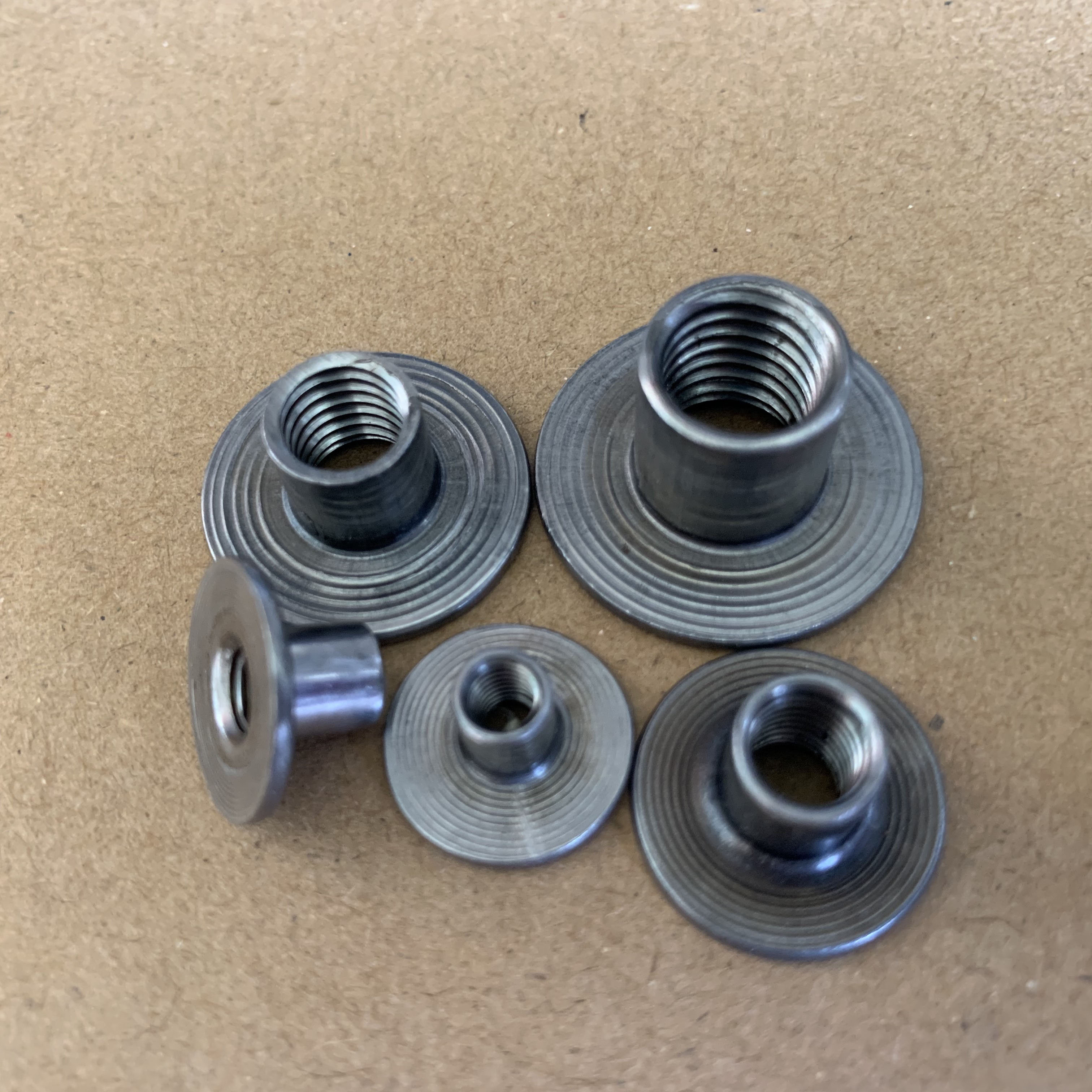 Furniture Hardware Barrel Nut - Wkooa 50Pcs 1/4-20x10mm Barrel NUT แบนหัวซ็อกเก็ตซ็อกเก็ต