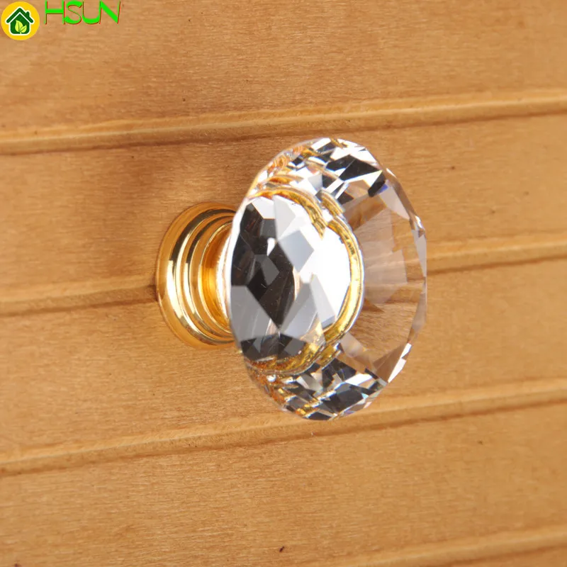 Furniture And Hardware - มือจับตู้คริสตัลสีทอง มือจับกระจก มือจับตู้เสื้อผ้า มือจับประตูตู้ครัว อุปกรณ์ฮาร์ดแวร์เฟอร์นิเจอร์
