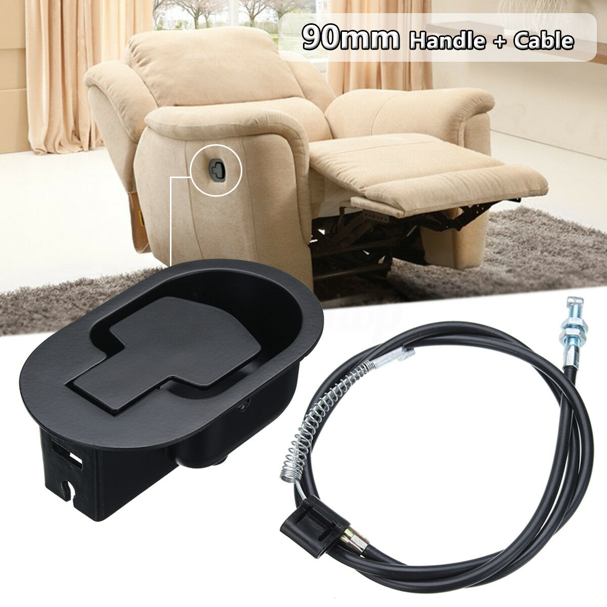 Furniture Hardware Knobs - Recliner Release ดึง Handle พร้อม Universal