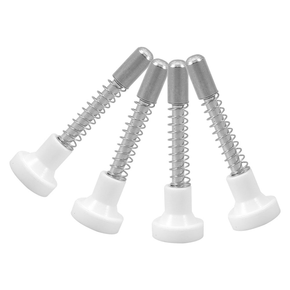 Furniture And Hardware - ชุดแกนปรับระดับความสูงเตียงเด็กแบบปรับได้ 4 ชิ้น พร้อมตัวล็อคแบบสปริง อุปกรณ์เสริมเพื่อความปลอดภัยสำหรับเด็กเล็ก