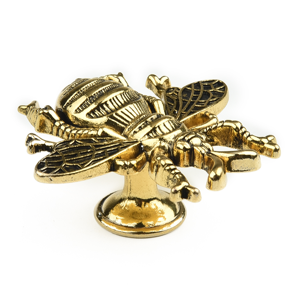Furniture Hardware Knobs - มือจับลิ้นชักตู้แบบย้อนยุค รูปทรงผึ้ง ลูกบิดจับประตูตู้ครัว ตู้เสื้อผ้า อุปกรณ์ตกแต่งเฟอร์นิเจอร์ ของตกแต่งบ้าน