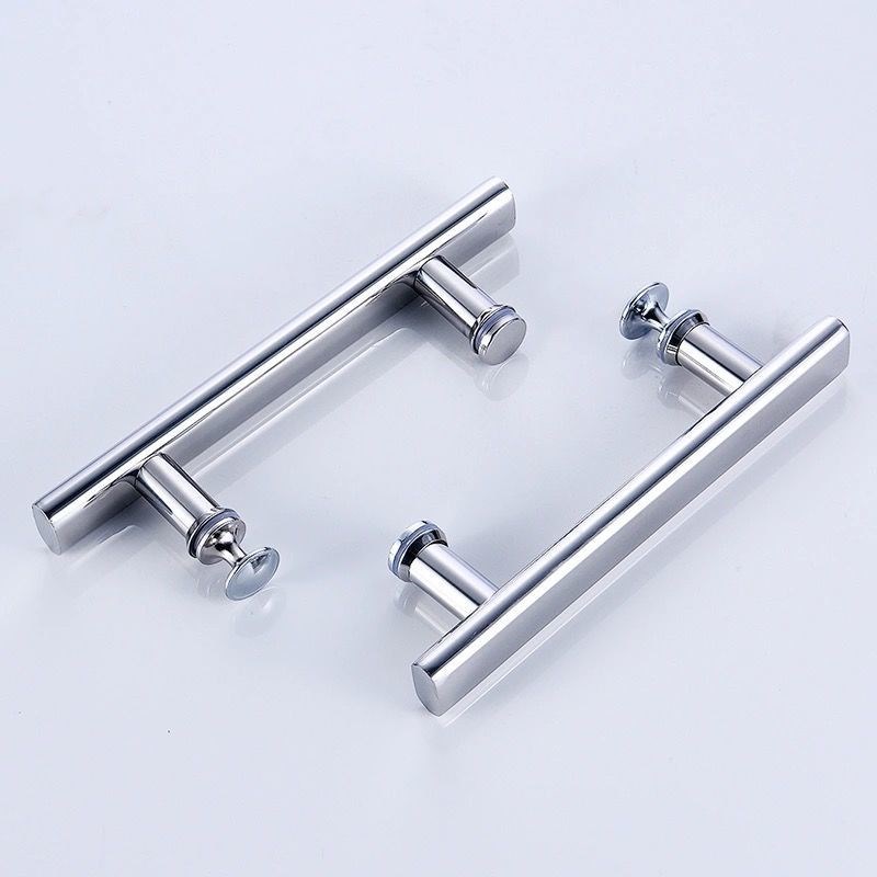 Furniture Hardware Knobs - 2ชิ้น/ล็อต ABS + สแตนเลสสตีลเลื่อนลูกบิดประตู Handle สำหรับเฟอร์นิเจอร์ภายใน