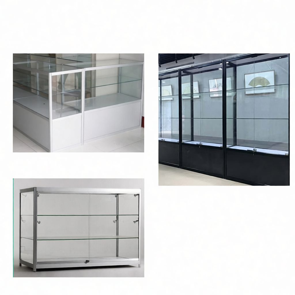 Furniture And Hardware Shop - ตัวล็อคตู้กระจก วัสดุโลหะผสมสังกะสี อุปกรณ์รักษาความปลอดภัย สำหรับตู้โชว์ ตู้แสดงสินค้า ประตูบานเลื่อน