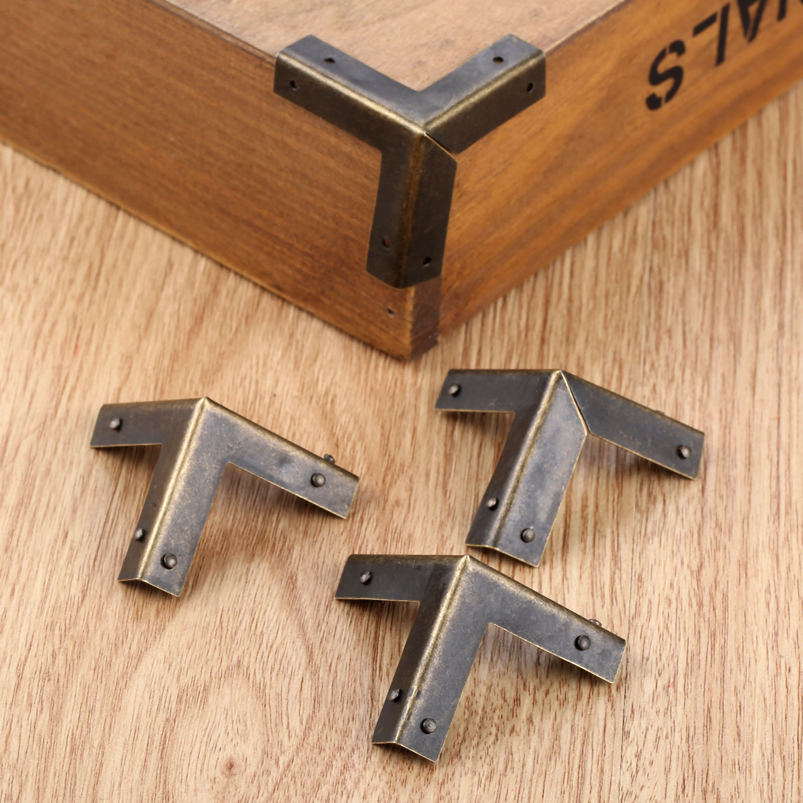 DRELD 4Pcs Antique Bronze Corn - Furniture Hardware Covers บทวิจารณ์และราคา