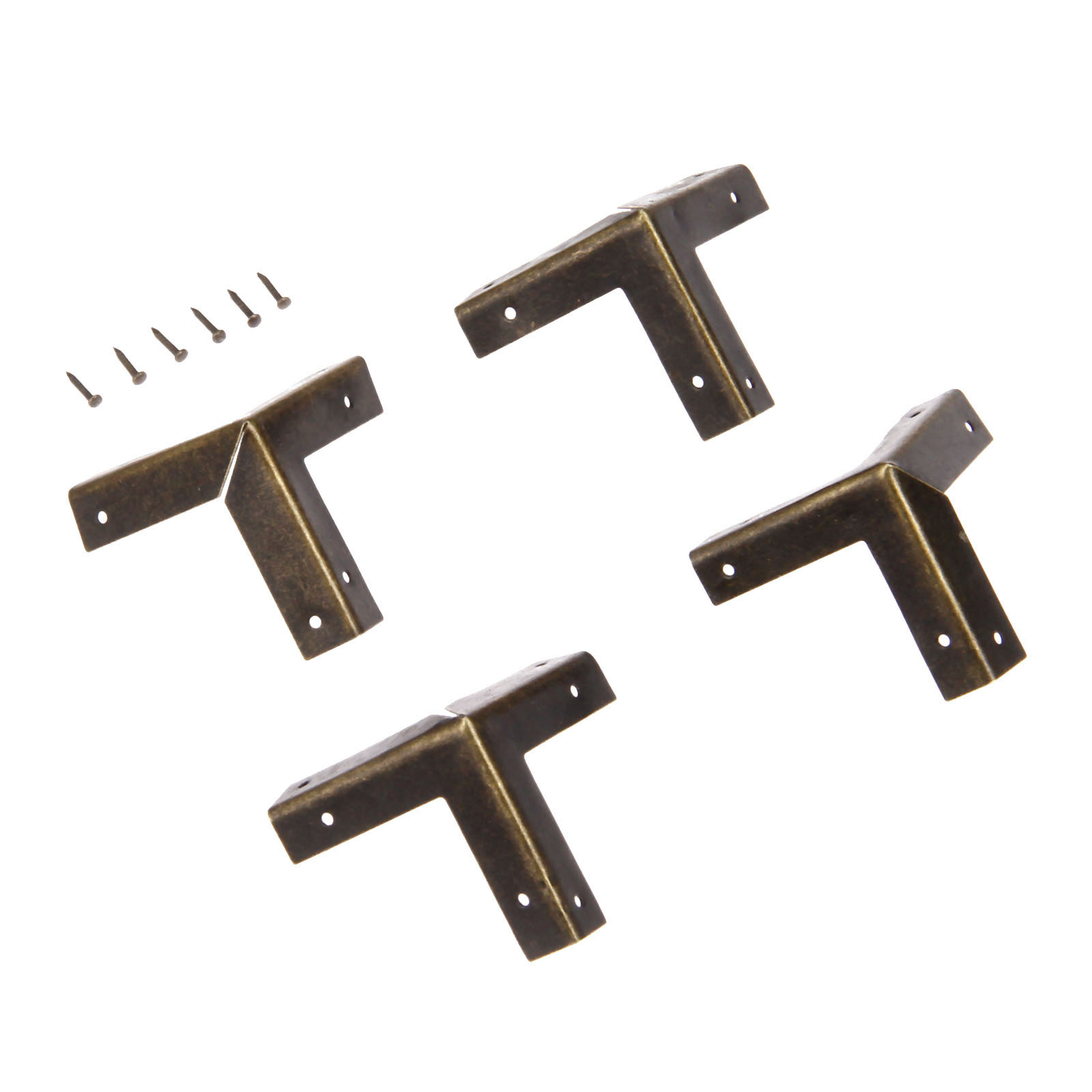 DRELD 4Pcs Antique Bronze Corn - Furniture Hardware Covers บทวิจารณ์และราคา