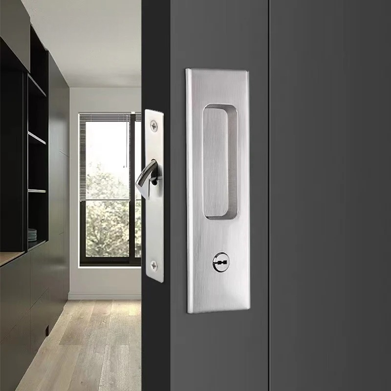 ล็อคประตูบานเลื่อน ล็อคประตูแบ - Zinc Furniture Hardware บทวิจารณ์และราคา