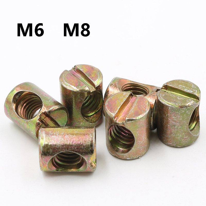 น็อตทรงกระบอกแบบมีร่อง ทำจากเห - Furniture Hardware Barrel Nut บทวิจารณ์และราคา