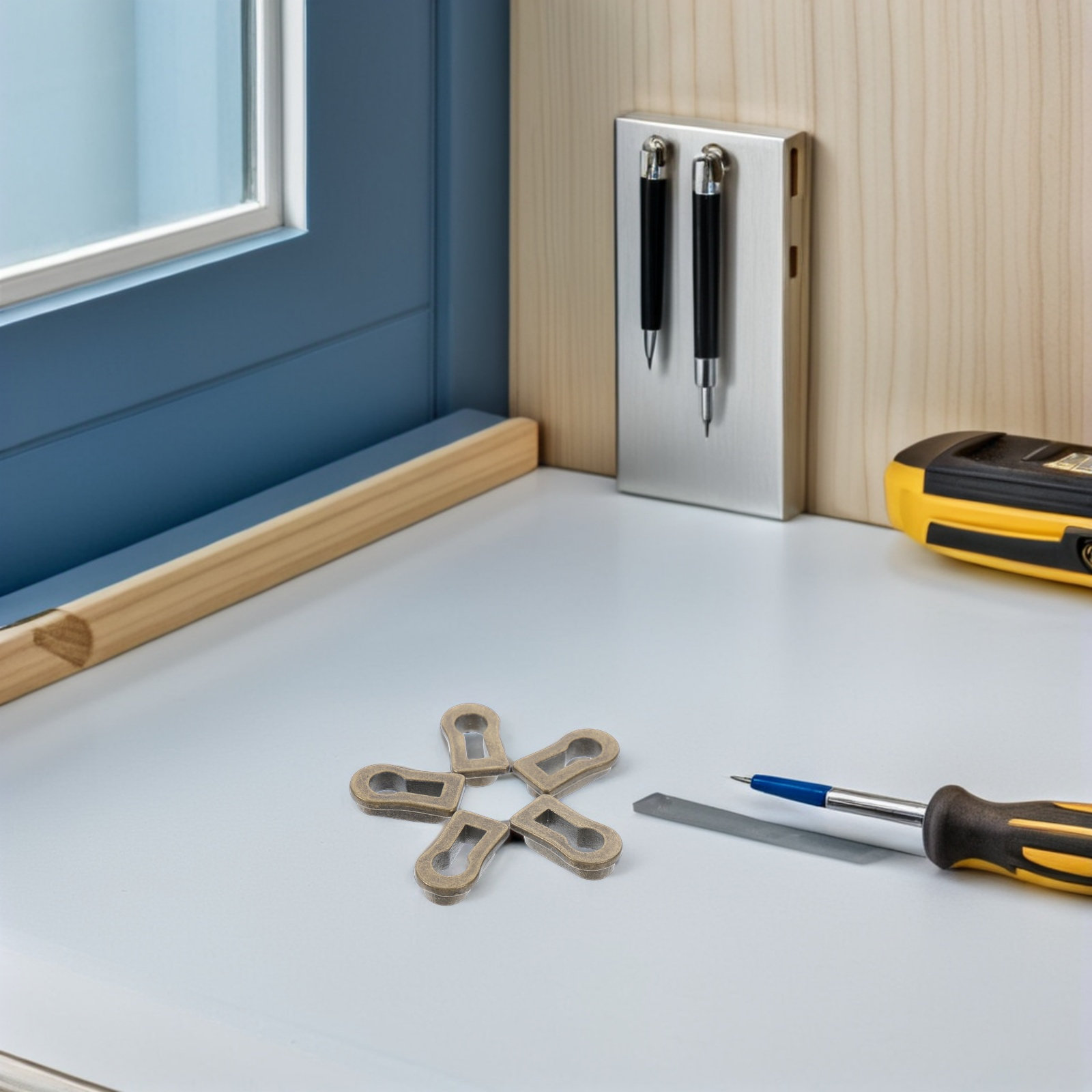 แผ่นปิดรูกุญแจรูปวงรี 12 ชิ้น  - Furniture Hardware Suppliers บทวิจารณ์และราคา