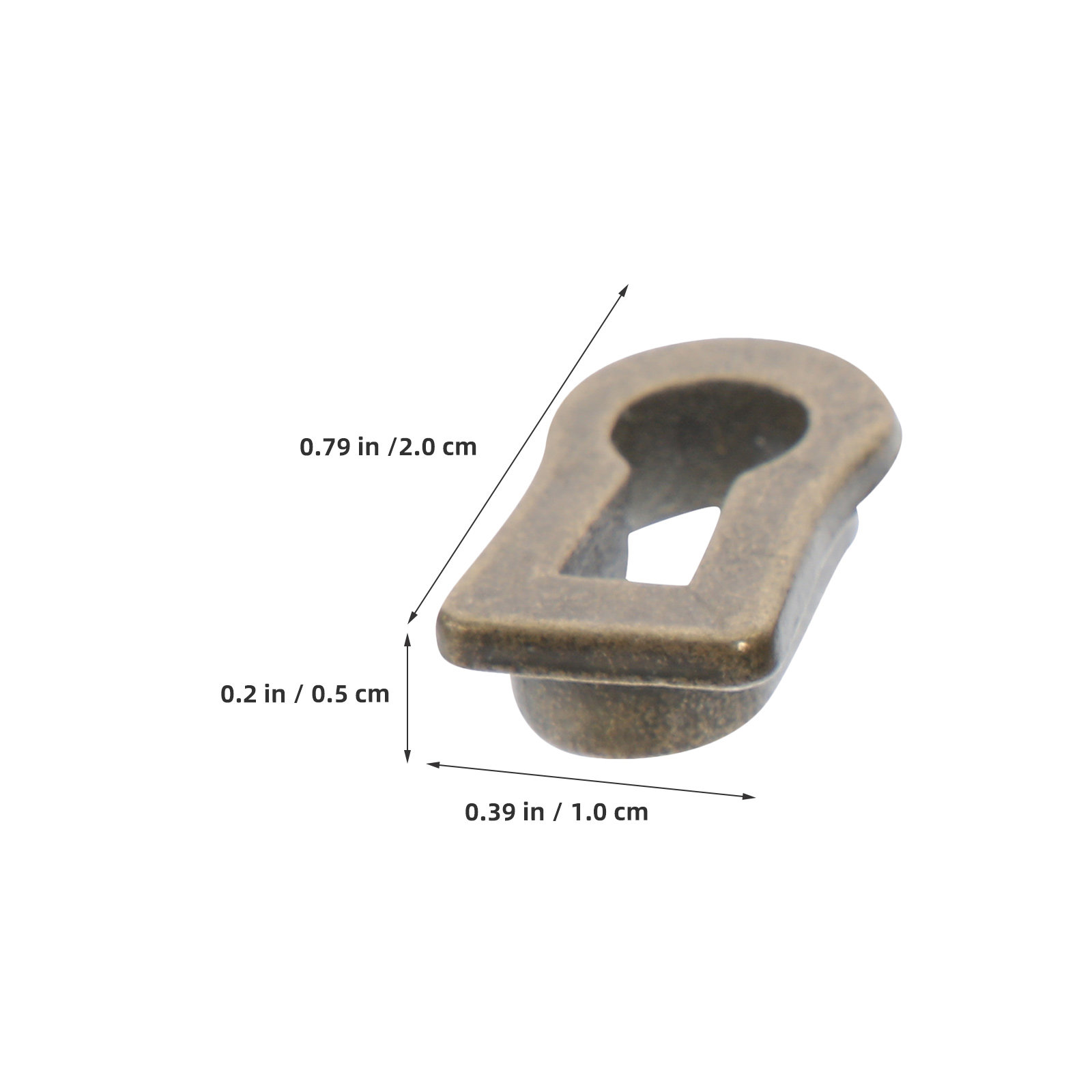 แผ่นปิดรูกุญแจรูปวงรี 12 ชิ้น  - Furniture Hardware Suppliers บทวิจารณ์และราคา
