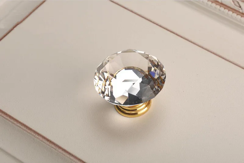 มือจับตู้คริสตัลสีทอง มือจับกร - Furniture And Hardware บทวิจารณ์และราคา