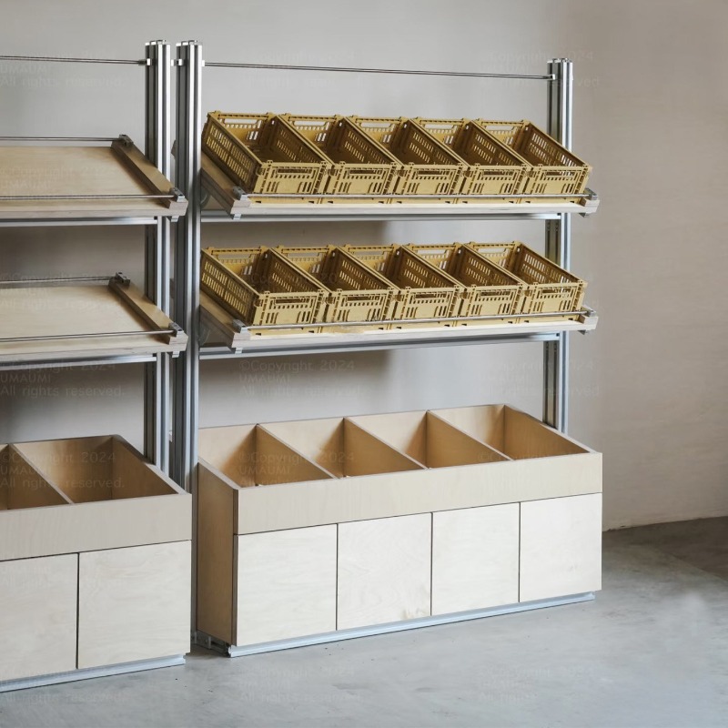 ชั้นวางสินค้าอลูมิเนียมแบบตั้ง - Furniture And Hardware Shop บทวิจารณ์และราคา