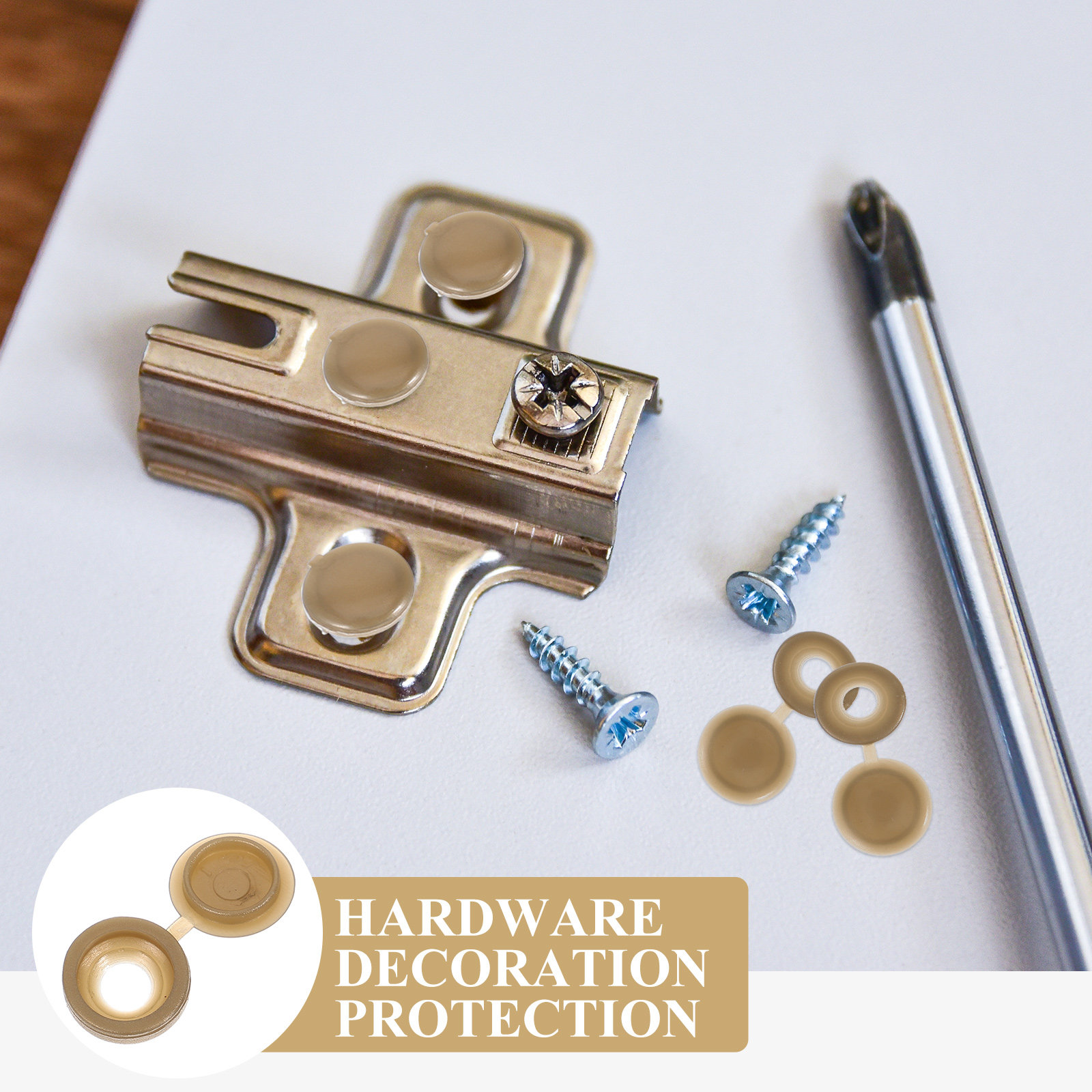 ฝาครอบสกรูพลาสติกแบบมีบานพับ 1 - Furniture And Hardware Shop บทวิจารณ์และราคา