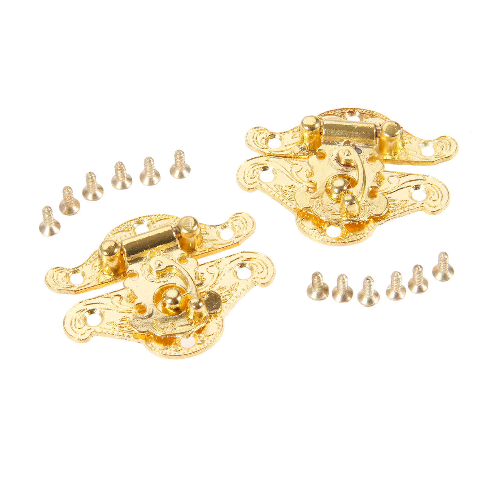 DRELD 2Pcs ทองโบราณกล่อง Latch - Furniture Hardware Suppliers บทวิจารณ์และราคา