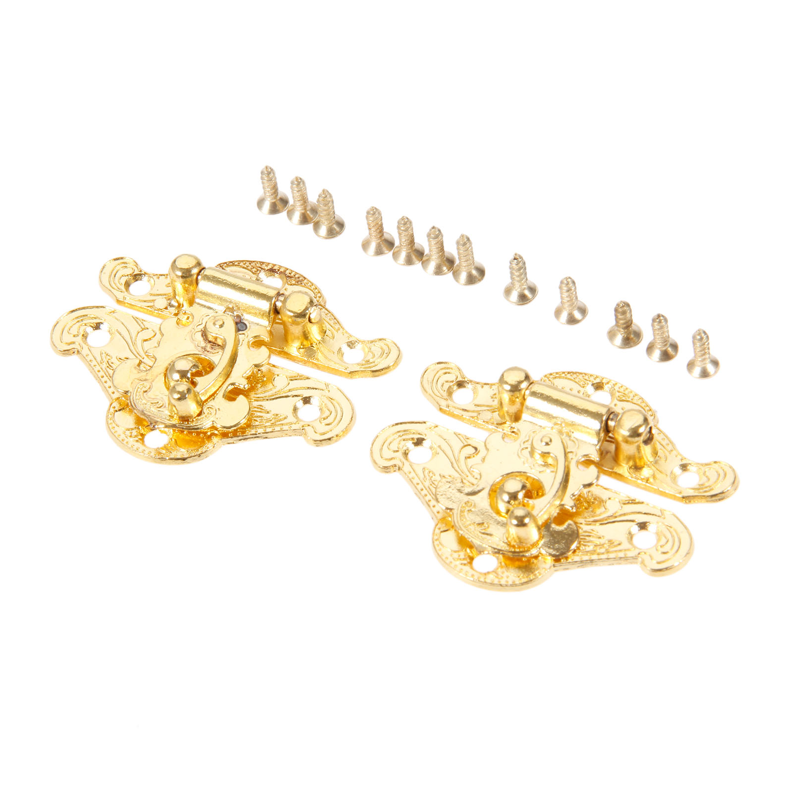 DRELD 2Pcs ทองโบราณกล่อง Latch - Furniture Hardware Suppliers บทวิจารณ์และราคา