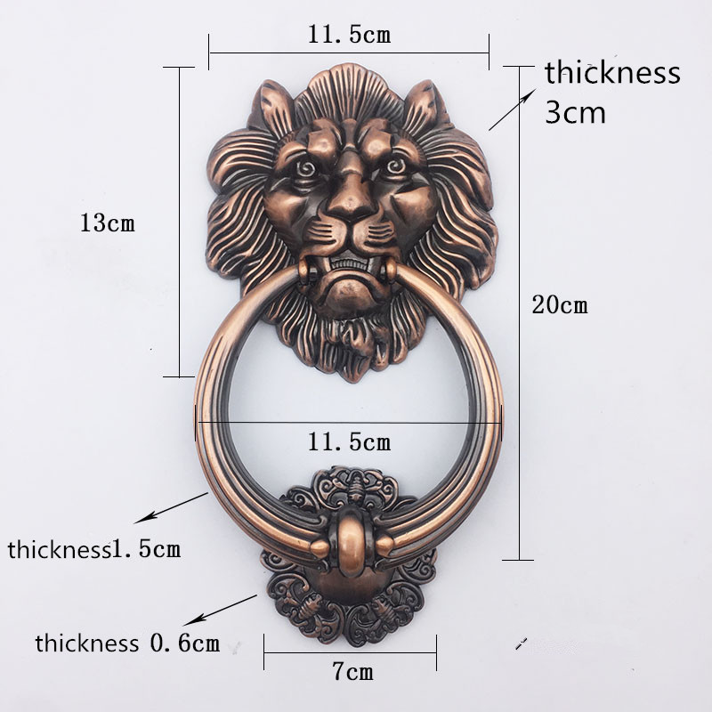 ที่เคาะประตูหัวสิงโตทองสัมฤทธิ - Furniture Hardware Knobs บทวิจารณ์และราคา