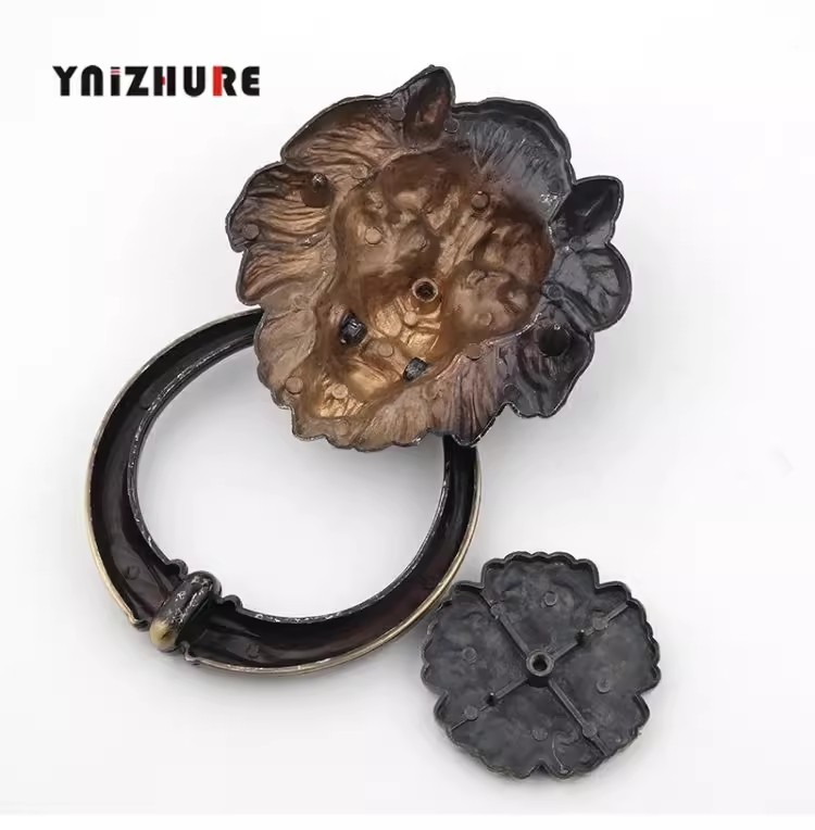 ที่เคาะประตูหัวสิงโตทองสัมฤทธิ - Furniture Hardware Knobs บทวิจารณ์และราคา