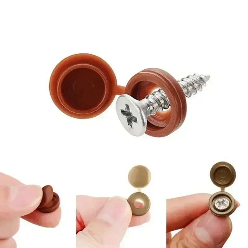 บานพับพลาสติกสกรูฝาครอบพับ Sna - Furniture Hardware Covers บทวิจารณ์และราคา