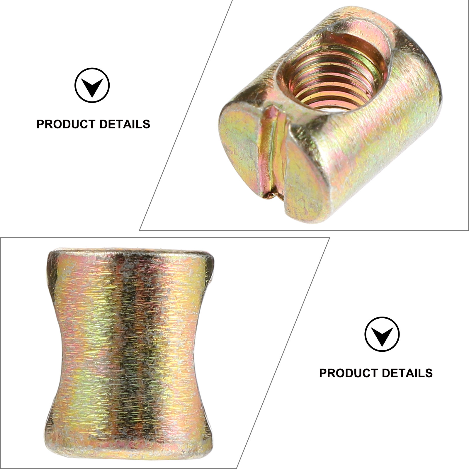 น็อตเหล็กแบบมีร่อง 55 ชิ้น สำห - Furniture Hardware Barrel Nut บทวิจารณ์และราคา