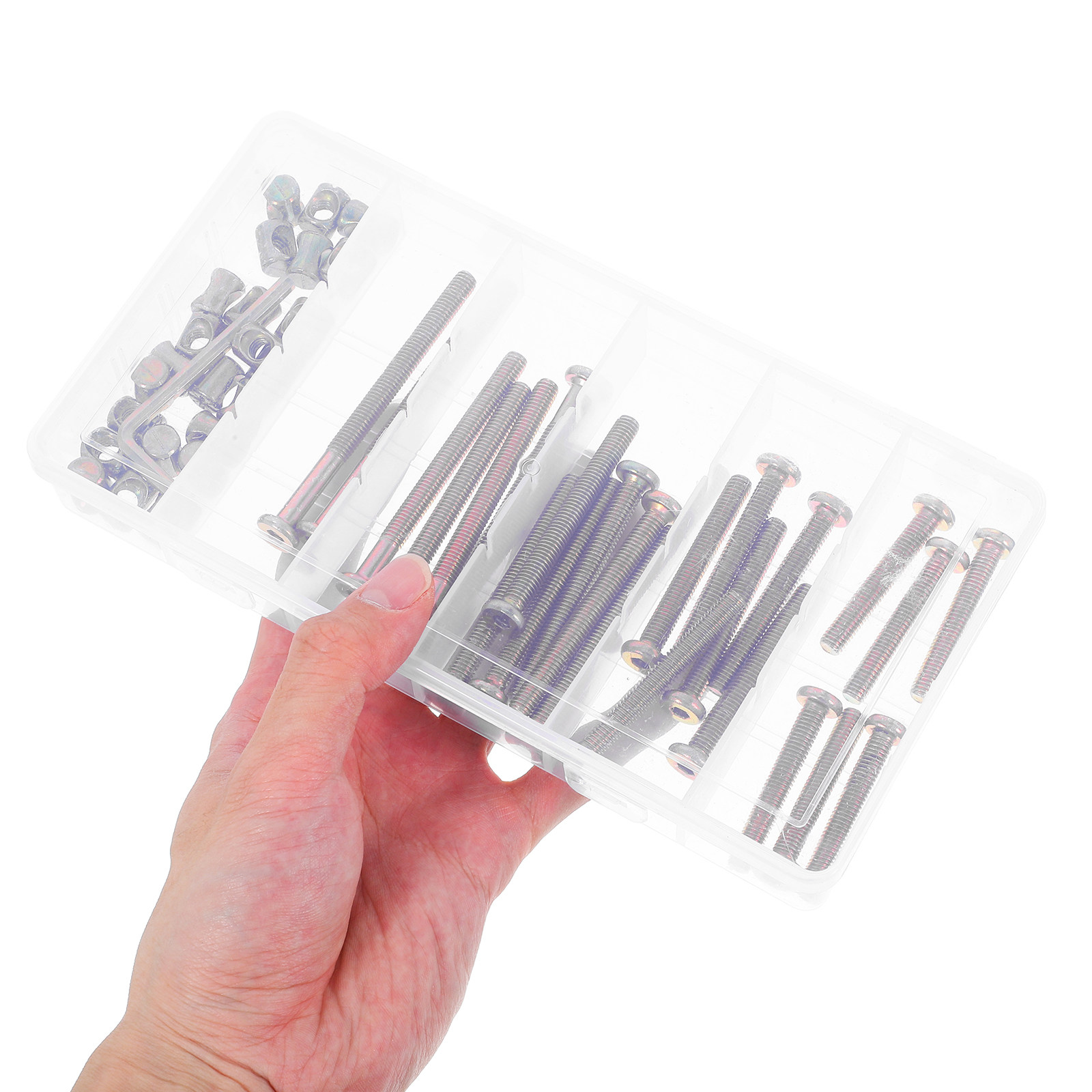 ชุดสกรูหัวหกเหลี่ยมและน็อตทรงก - Furniture Hardware Barrel Nut บทวิจารณ์และราคา