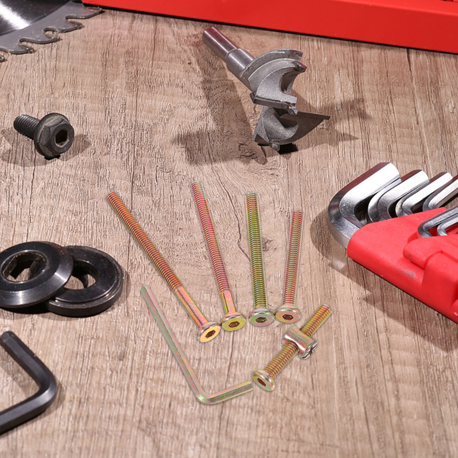 ชุดสกรูหัวหกเหลี่ยมและน็อตทรงก - Furniture Hardware Barrel Nut บทวิจารณ์และราคา