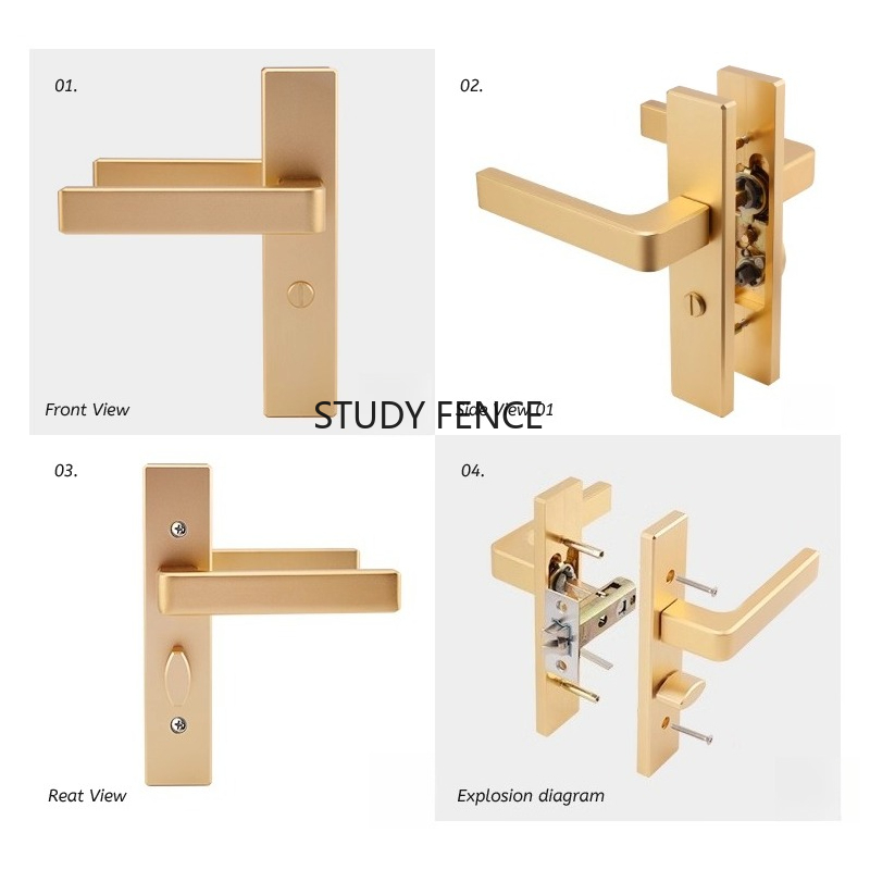 ชุดล็อคประตูห้องน้ำแบบโลหะผสมส - Zinc Furniture Hardware บทวิจารณ์และราคา