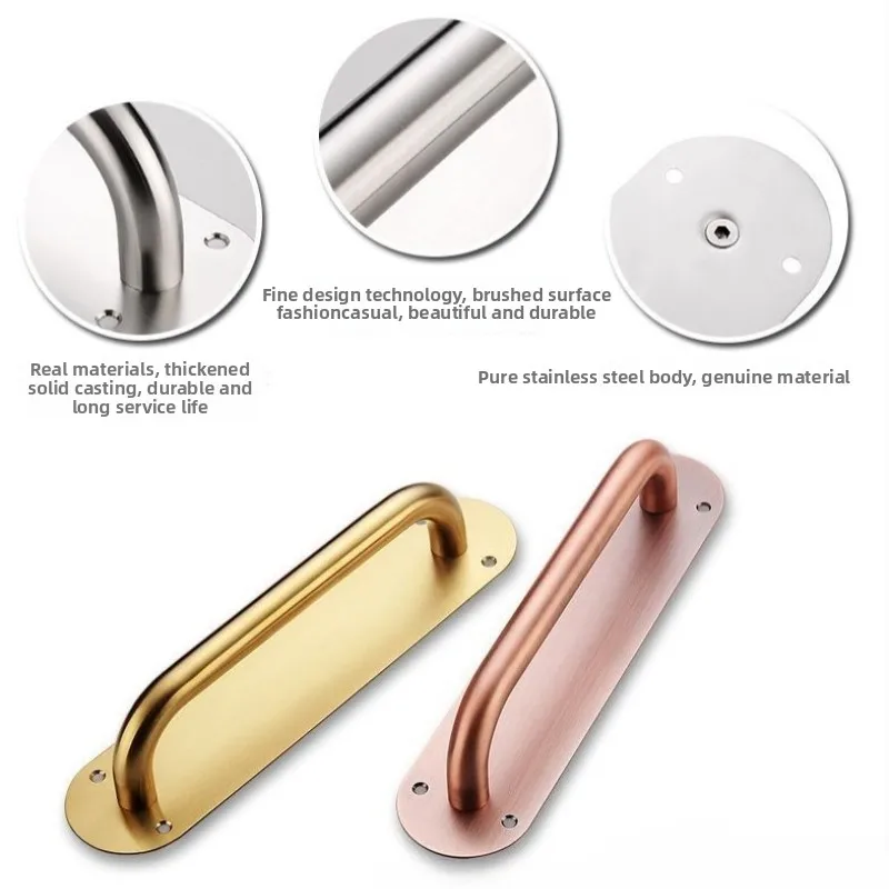ประตูสแตนเลสฮาร์ดแวร์จับเลื่อน - Furniture Hardware Knobs บทวิจารณ์และราคา