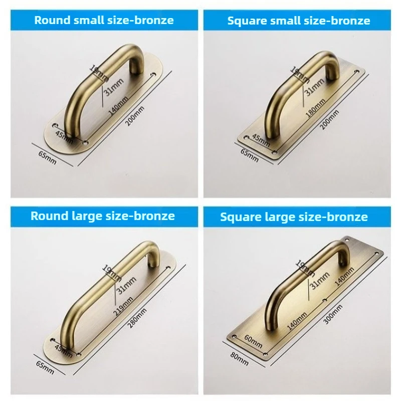 ประตูสแตนเลสฮาร์ดแวร์จับเลื่อน - Furniture Hardware Knobs บทวิจารณ์และราคา