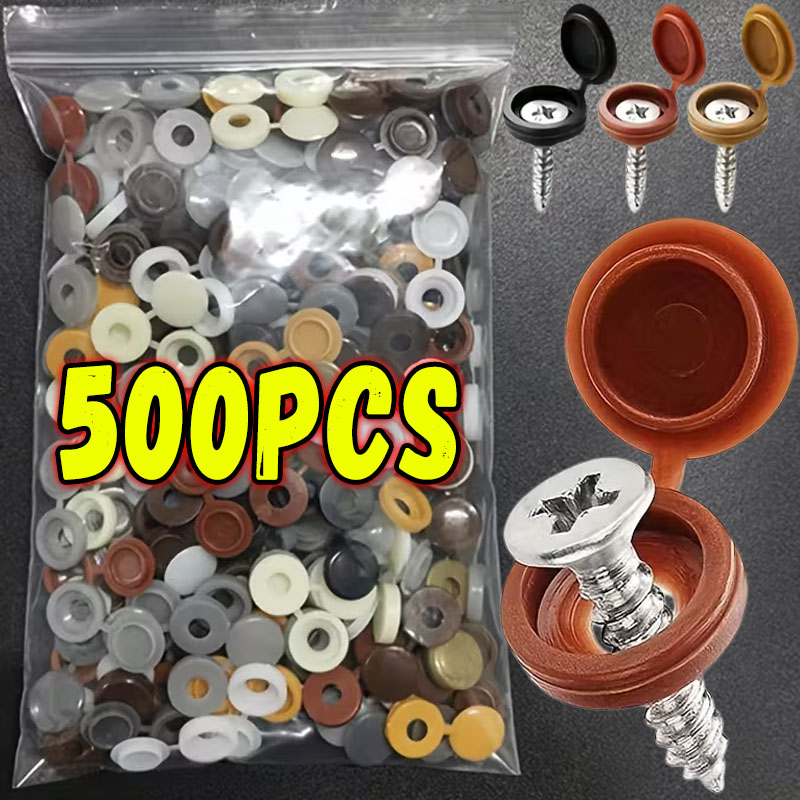 ฝาครอบสกรูพลาสติก 10/500 ชิ้น  - Furniture Hardware Covers บทวิจารณ์และราคา