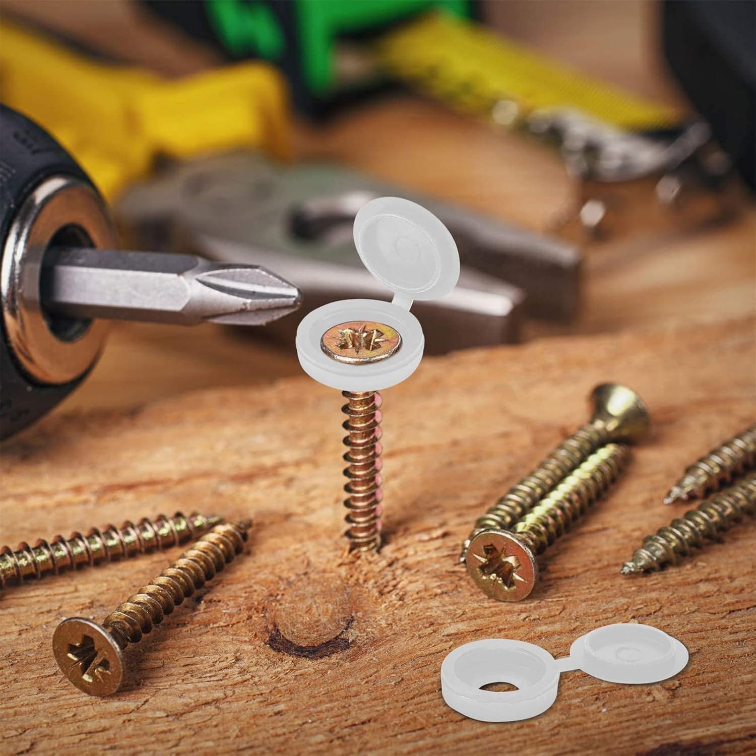 ฝาครอบสกรูพลาสติก 10/500 ชิ้น  - Furniture Hardware Covers บทวิจารณ์และราคา