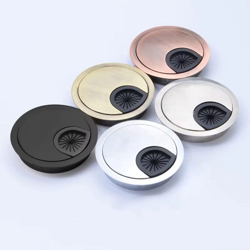 แผ่นปิดรูสายไฟทรงกลมโลหะผสมสัง - Furniture Hardware Covers บทวิจารณ์และราคา