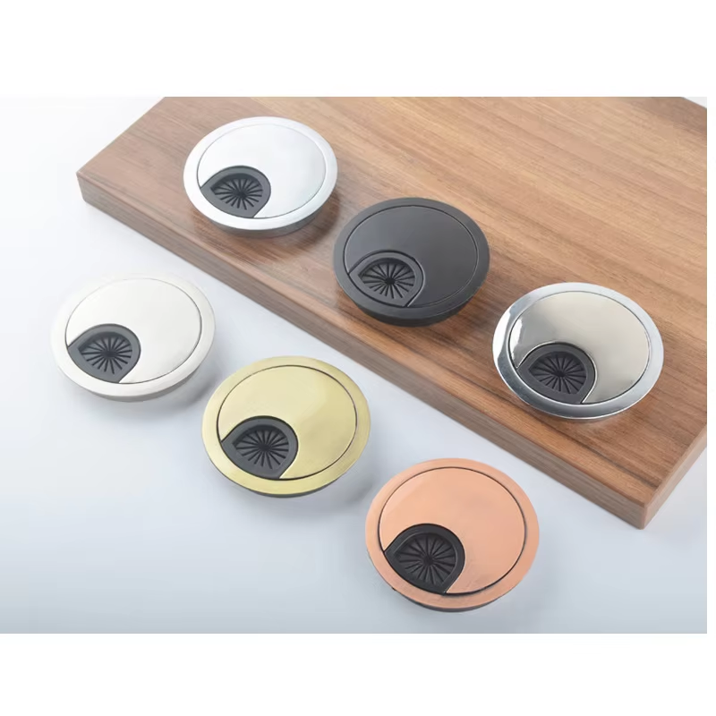 แผ่นปิดรูสายไฟทรงกลมโลหะผสมสัง - Furniture Hardware Covers บทวิจารณ์และราคา