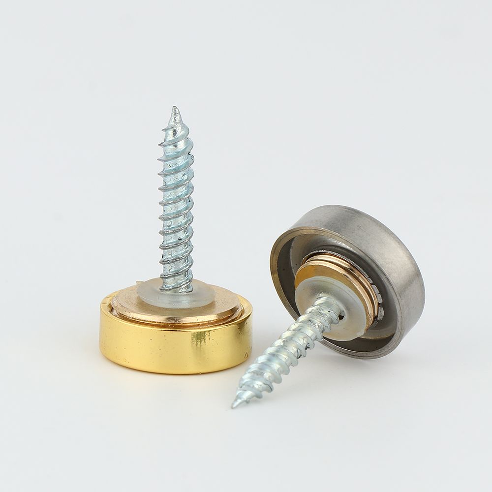 4ชุดกระจกตัวยึดสกรูตกแต่งเล็บโ - Furniture Hardware Covers บทวิจารณ์และราคา