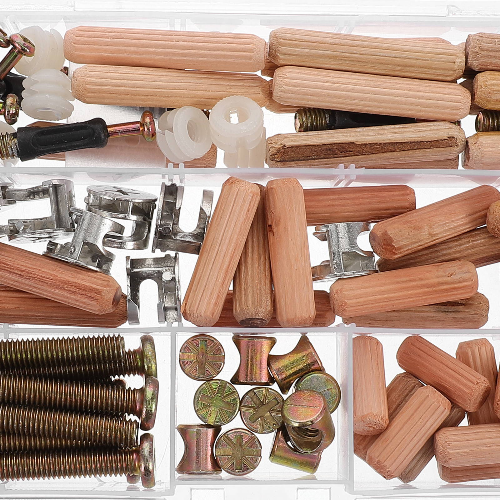 อุปกรณ์ฮาร์ดแวร์เฟอร์นิเจอร์ 9 - Furniture Hardware Barrel Nut บทวิจารณ์และราคา