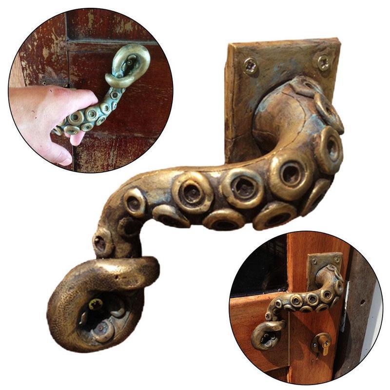 Vintage Octopus ลูกบิดประตูสัต - Furniture Hardware Knobs บทวิจารณ์และราคา