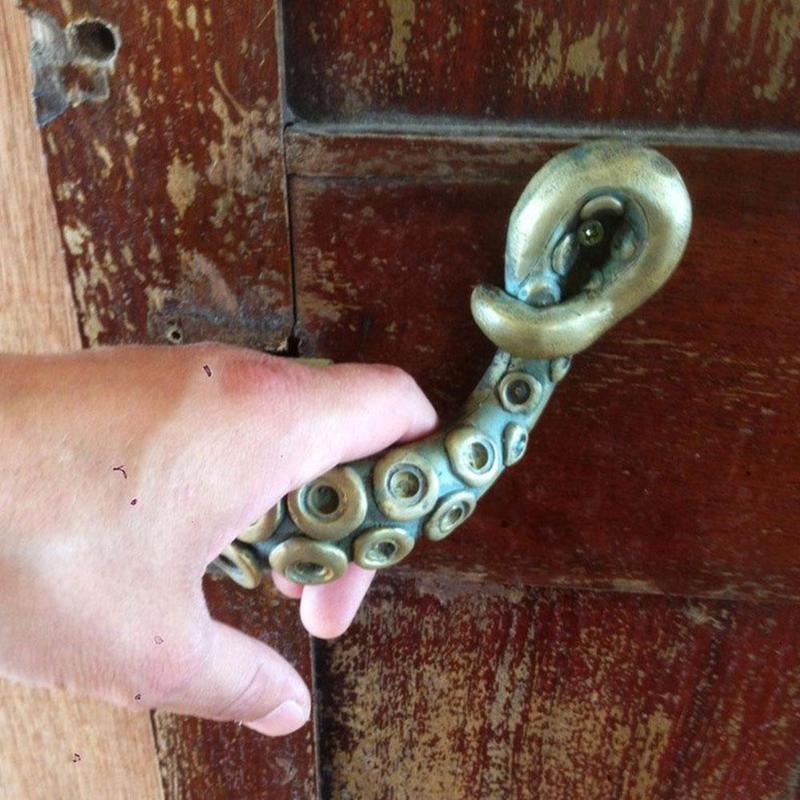 Vintage Octopus ลูกบิดประตูสัต - Furniture Hardware Knobs บทวิจารณ์และราคา