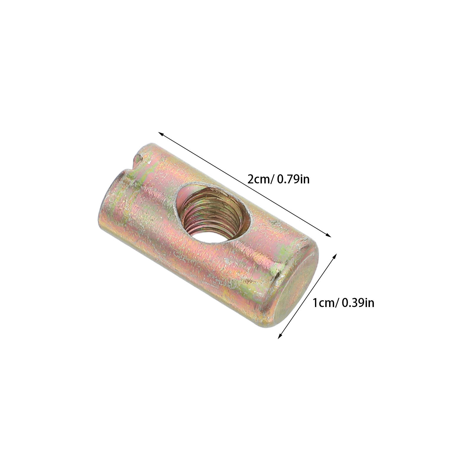 100 ชิ้น น็อตทรงกระบอกแบบมีร่อ - Furniture Hardware Barrel Nut บทวิจารณ์และราคา