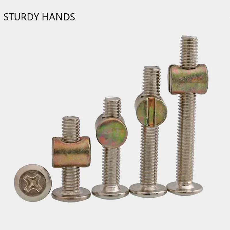 ชุดน็อตและสลักเกลียวสำหรับเฟอร - Furniture Hardware Barrel Nut บทวิจารณ์และราคา