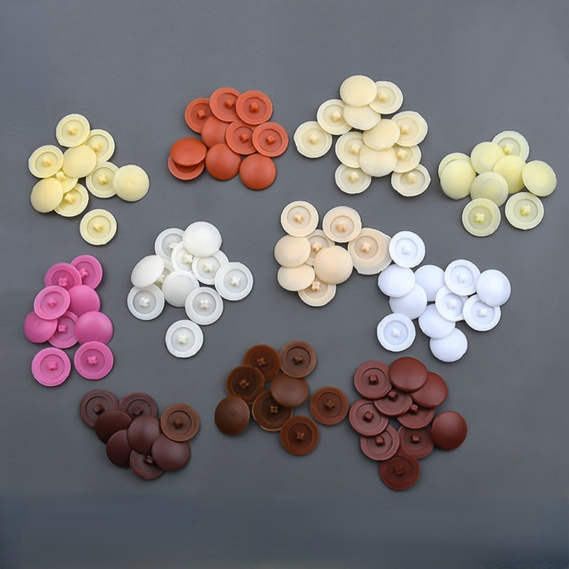 100/500/1000 ชิ้นฝาครอบสกรูพลา - Furniture Hardware Covers บทวิจารณ์และราคา