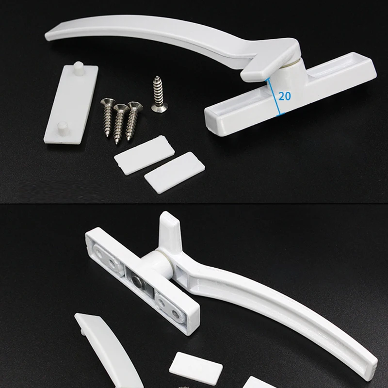 ซ้ายขวามือสีขาวเปลี่ยนหน้าต่าง - Zinc Furniture Hardware บทวิจารณ์และราคา