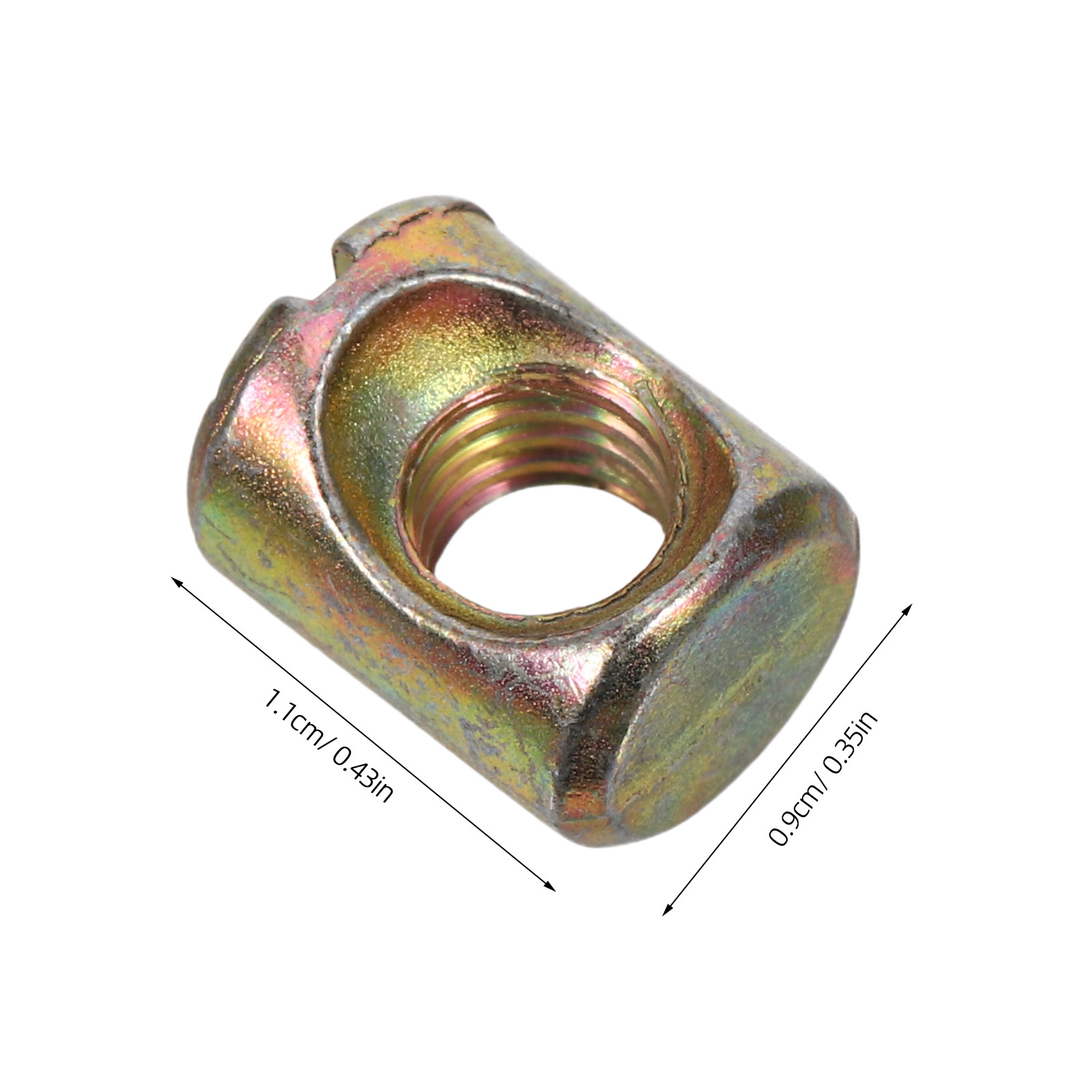 ชุดน็อตเกลียวปล่อย M6 จำนวน 50 - Furniture Hardware Barrel Nut บทวิจารณ์และราคา