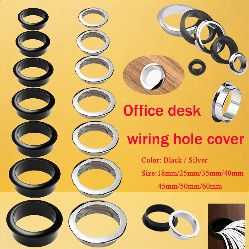 ฝาปิดรูสายเคเบิลโลหะผสมสังกะสี - Furniture Hardware Outlet บทวิจารณ์และราคา
