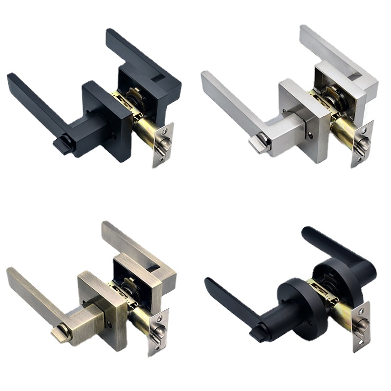 มือจับประตูสีดํา มือจับประตู ล - Zinc Furniture Hardware บทวิจารณ์และราคา