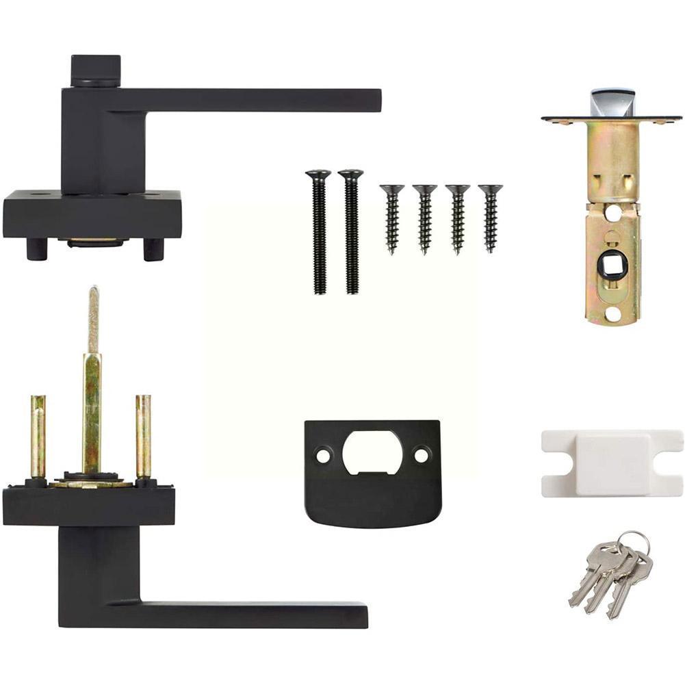มือจับประตูสีดํา มือจับประตู ล - Zinc Furniture Hardware บทวิจารณ์และราคา