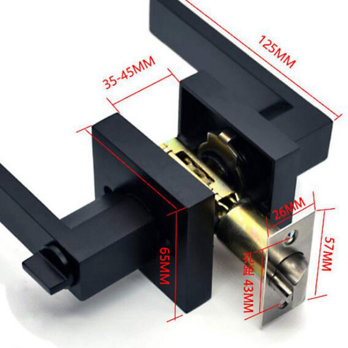 มือจับประตูสีดํา มือจับประตู ล - Zinc Furniture Hardware บทวิจารณ์และราคา