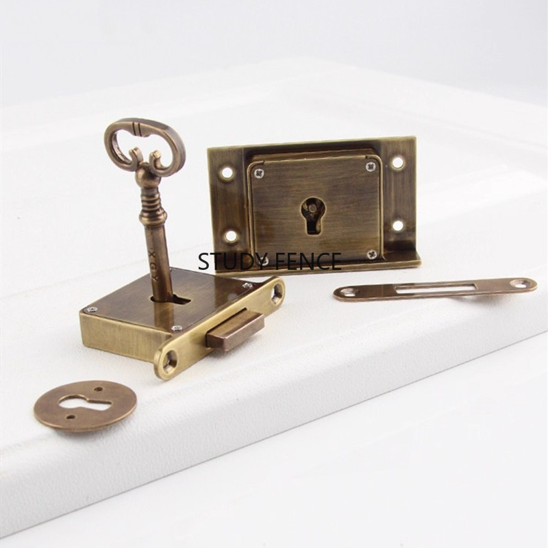 กุญแจล็อคตู้ลิ้นชักโลหะโบราณ 1 - Furniture Hardware Suppliers บทวิจารณ์และราคา