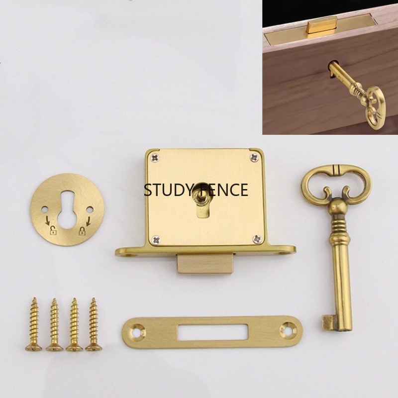 กุญแจล็อคตู้ลิ้นชักโลหะโบราณ 1 - Furniture Hardware Suppliers บทวิจารณ์และราคา