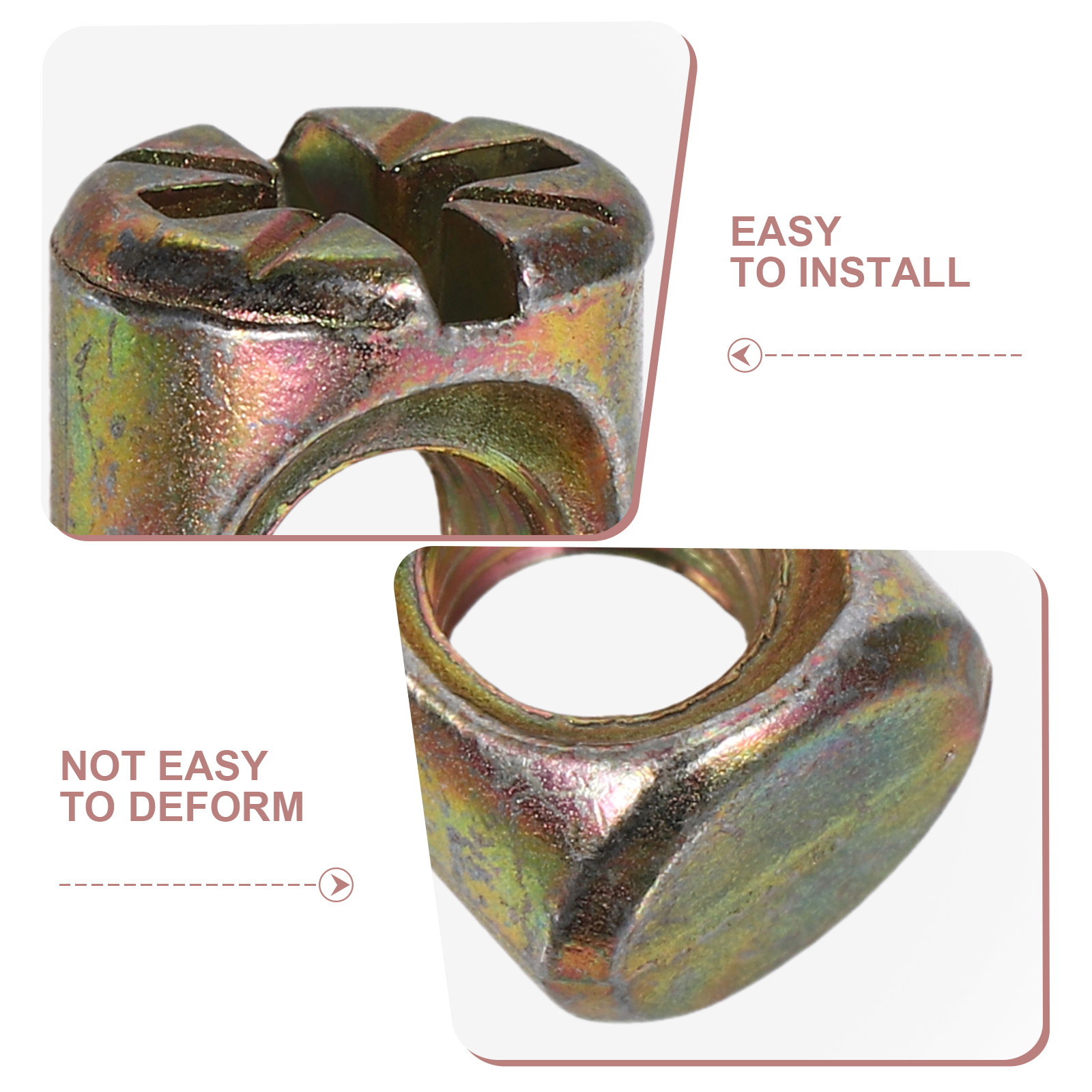ชุดน็อตเกลียวปล่อย M6 จำนวน 50 - Furniture Hardware Barrel Nut บทวิจารณ์และราคา