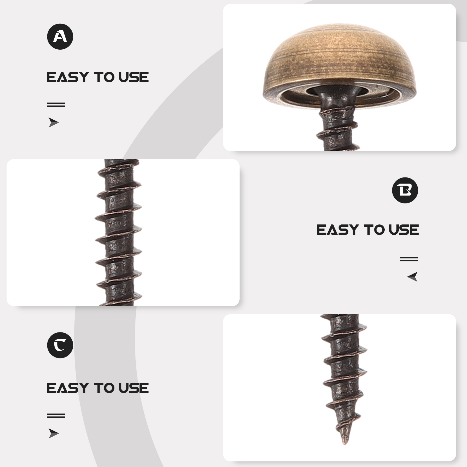 8 ชิ้น 13 มิลลิเมตรทองเหลืองทอ - Furniture Hardware Covers บทวิจารณ์และราคา