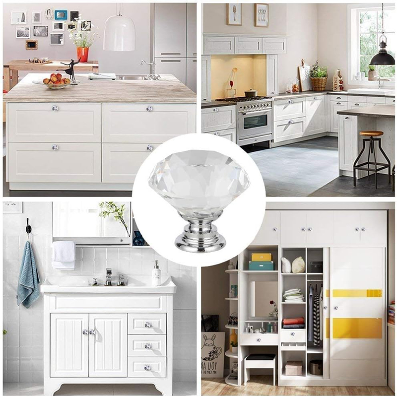 ลูกบิดตู้ 6 ชิ้น พร้อมสกรู ขนา - Furniture Hardware Suppliers บทวิจารณ์และราคา